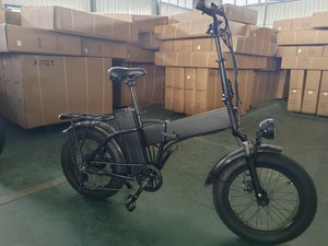Vélo <span class=keywords><strong>pliable</strong></span> transfrontalier à batterie lithium, pneus neige 20 pouces 4.0, vélo de plage portable à batterie lithium - Product Image 3