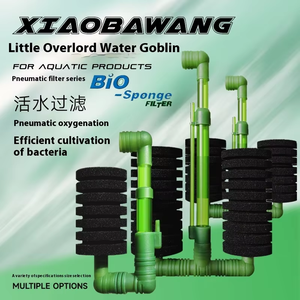 Filtro a spugna rotonda biochimica per acquario, purificatore d'acqua ad aria compressa per acquari d'acqua dolce e marini - Product Image 3