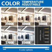 Lampe linéaire LED suspendue moderne 100W 50W pour bureau, atelier, salon de coiffure – Éclairage de plafond 4 pieds 8 pieds