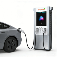 Station de recharge électrique 60 kW à 240 kW, chargeur rapide, homologation CE, recharge de voitures électriques CCS2 CHAdeMO GBT, zones commerciales, station de recharge pour véhicules électriques