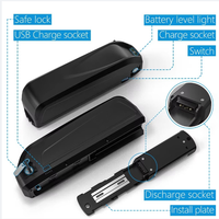 Boîte de batterie pour vélo électrique 48V, cellules 21700, 10S4P 13S3P, batterie lithium personnalisée pour VTT, Elektrofahrrad