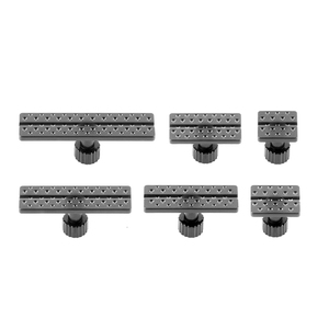Super PDR 6 pièces réparation de <span class=keywords><strong>Dent</strong></span> sans peinture Transparent noir PC étendu rectangulaire colle onglets enlèvement de voiture Auto carrosserie réparation pdr outils - Product Image 1