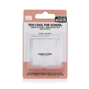 Too Cool For School Real Wear Nail Tips Pristine Round Square Artificial Fingernails K Beauty Formula Daily Skin Care - Product Image 2
