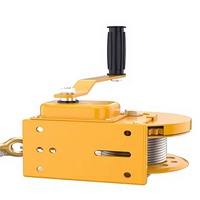 Nouveau treuil manuel à câble en acier et métal de 2600 lb (20 m) à verrouillage automatique pour hôtels, commerces et restaurants