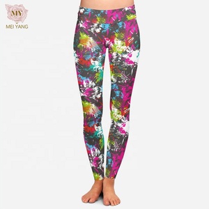 Leggings con Estampado de Grafiti para Fiesta Urbana, Pantalones de Yoga 2022, Leggings Personalizados de Cintura Alta, Suaves como la Mantequilla, para Mujer - Product Image 5