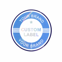 Étiquette personnalisée pour emballage privé, impression d'autocollants de produits, logo de marque, autocollant en vinyle holographique résistant à l'huile et à l'eau
