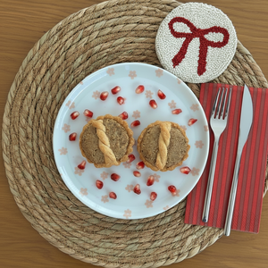 Lindo juego de posavasos para mesa de centro, alfombras de taza de aguja perforada, posavasos con mechones, decoración de escritorio de dormitorio, posavasos hechos a mano, Navidad - Product Image 1