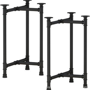 Industrial <b>Table</b> Legs Carbon Steel 710mm High 55mm Wide Heavy Duty Black Furniture Leg For <b>Dining</b> Coffee <b>Table</b> <b>Stool</b> - Product Image 1