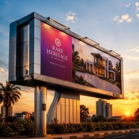 Panneau composite en aluminium PVDF UV 4 mm moderne, ignifuge, pour la construction intérieure, les devantures de magasins, le revêtement mural extérieur, A2 ACP pour hôtel