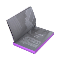 Impression de livres brochés personnalisés, roman d'amour à couverture souple, bords pulvérisés, édition spéciale gaufrée, auto-édition, estampage à chaud
