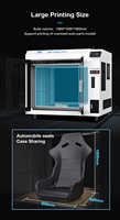 Imprimante 3D FDM haute vitesse Mingda MD-1000Pro, grande taille d'impression 1000*1000*1000mm, nivellement automatique pour pièces automobiles