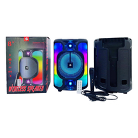 KTS-1766 açık Boombox plaj şarj edilebilir ev sineması kablosuz Am Fm ses ses hoparlörü Mic hoparlör ile taşınabilir radyo