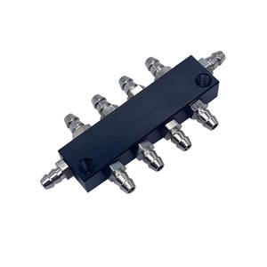 Bloque Distribuidor Neumático Miniatura de Aluminio 6P 8P 10P 14P para Conectores de Manguera de Aire en Brazos Robóticos - Product Image 1