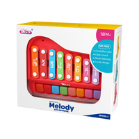 Instrumento Musical Educativo de Plástico para Niños, Xilófono de 8 Tonos, Juguete de Piano de Percusión Manual, 1 kg, Colorido, Unisex, Popular y en Oferta