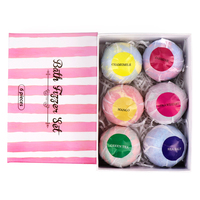 Nuevo Paquete Premium de Bombas de Baño Veganas Ecológicas Blanqueadoras, Set de Regalo de 6 Unidades