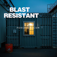 Bâtiment résistant aux explosions 20FT 40FT Maison préfabriquée Maisons modulaires Salle familiale secrète pour conteneur antidéflagrant