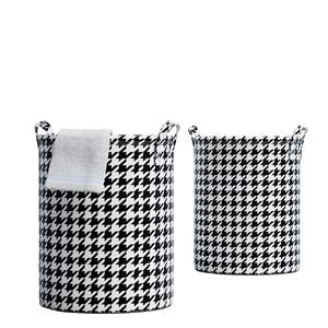 Cesto de Ropa Plegable de Doble Capa, Grueso y Moderno, de Tela No Tejida, Tipo Vertical, Tamaños M/L/XL, para Lavandería o Baño - Product Image 1