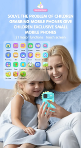 Mini lampe torche lumineuse P1max, jouet pour téléphone portable d'enfant, batterie 1000 mAh, autocollants de dessins animés multiples, jouet téléphone pour enfant - Product Image 3