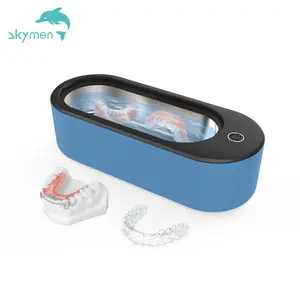 Skymen 550ml portable mini household ultrasonic cleaner jewelry dental eye glasses cleaning machine with CE FCC ROHS
