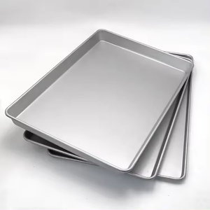 60*40cm Standard größe Kommerzielles Antihaft-Brot backblech Kunden spezifische Größe Aluminium-Edelstahl-Metall-Backblech für den Ofen - Product Image 2