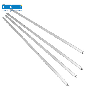 Soporte de fondo de arco de boda con marco de aluminio blanco ajustable ESI con tubo de cortina y cortina para decoración de boda - Product Image 4