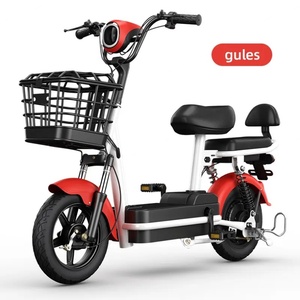 48V 50km Range Electric <b>Bicycle</b> Two-Wheel Smart Bike with Brushless Motor and Carbon Steel <b>Frame</b> LED Display and Sensor - Product Image 2