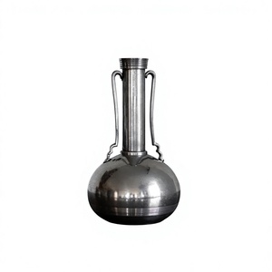 Vase à fleurs en aluminium léger, durable et réutilisable, pour plantes d'intérieur, jardin extérieur et décoration d'événements - Product Image 1