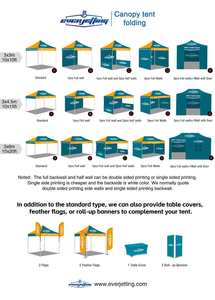 Opvouwbare reclame-evenementen promotie luifel <span class=keywords><strong>tent</strong></span>, custom Oxford UV-werende, windbestendige, stabiele, duurzame buitengazebo <span class=keywords><strong>tent</strong></span> - Product Image 2