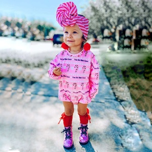 Mono <span class=keywords><strong>de</strong></span> bebé <span class=keywords><strong>de</strong></span> manga larga con estampado <span class=keywords><strong>de</strong></span> Halloween y diseño <span class=keywords><strong>de</strong></span> calabaza, suéter tipo burbuja para bebé, venta al por mayor - Product Image 1