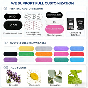 Tiras Nasales y Cinta Bucal de Color Personalizado, No Irritantes, de Primera Calidad, para el Cuidado de la Salud Familiar y Marca Privada OEM HLK - Product Image 3