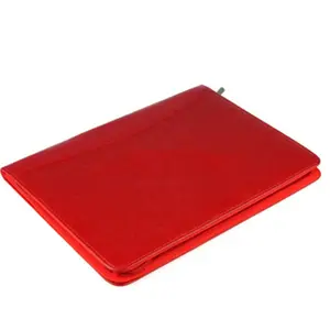 Hot popular red color a4 size business padfolio organizers filling products