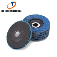 Disque abrasif en zircone corindon 100mm 115mm 125mm, disque à lamelles avec support en fibre de verre, disques de ponçage et de meulage pour métaux OEM/ODM/OBM