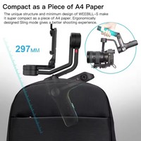 Estabilizador de Cámara Gimbal Compacto de 3 Ejes Zhiyun Weebill S para Cámaras DSLR y Mirrorless, Compatible con LUMIX, Nikon y Canon