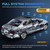 Herramienta de Diagnóstico para Automóviles MUCAR CDE900 LITE, Escáner OBD2 para Todos los Sistemas con Reinicios de SAS, ABS, Aceite y A/F, Lector de Códigos OBDII para Autos