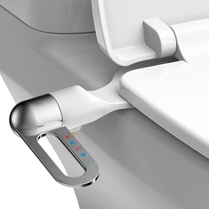Spruzzatore WC Bidet Moderno Ultra-Sottile Non Elettrico con Doppio Ugello, Regolabile ed Ecologico in ABS per Uso Alberghiero - Product Image 1