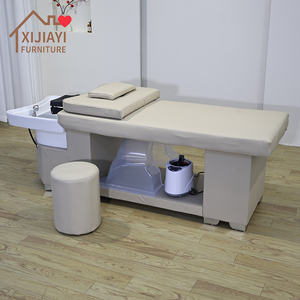 Fauteuil de lavage de luxe moderne Xijiayi pour salon de beauté et spa, avec <span class=keywords><strong>bassin</strong></span> en céramique et <span class=keywords><strong>pompe</strong></span> hydraulique puissante, idéal pour coiffeur, styliste et usage en salle de bain - Product Image 3