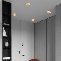 Lampe artistique en plâtre, design moderne, salon, chambre à coucher, salle à manger, bureau, projecteur anti-éblouissement, source de lumière COB, CRI 95, 220V