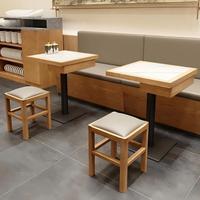 Meubles en bois massif, décoration de café moderne, table et chaises haut de gamme, fournisseur de meubles de café commerciaux