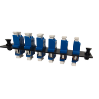 Boîtier de distribution optique monomode LC/UPC à 6 ports, adaptateur duplex, pièces télécom