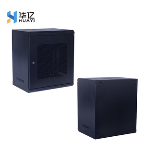6U/9U/12U parete di montaggio di rete <span class=keywords><strong>Cabinet</strong></span>, vetro/rete porta <span class=keywords><strong>Server</strong></span> <span class=keywords><strong>Rack</strong></span> involucro, chiudibile a chiave e ventilato, in acciaio ispessito - Product Image 5
