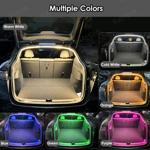 VJOYCAR Tira de Luz LED de Silicona para Maletero, para Tesla Model Y <span class=keywords><strong>2021</strong></span>-2026 y Model 3, Lámparas Flexibles de Goma RGB, Luz de Decoración Exterior - Product Image 2
