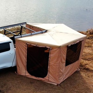 <span class=keywords><strong>Camping</strong></span> en plein air populaire <span class=keywords><strong>4x4</strong></span> équipement tout-terrain 270 degrés tente d'auvent latéral de voiture avec tissu Oxford et poteau en aluminium - Product Image 5