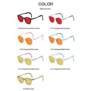 Lunettes de vue unisexe anti-lumière bleue, monture carrée légère, verres orange, TR90, haute qualité, style tendance, vente en gros OEM 100% - Product Image 4