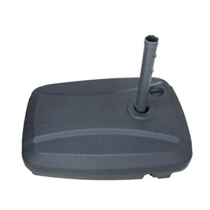 Garden Patio Umbrella <strong>Base</strong> Plastic <strong>Weighted</strong> Stand Plastic Water Filled Umbrella <strong>Parasol</strong> <strong>Base</strong> with Wheel Universal Offset Outdoor - Product Image 1