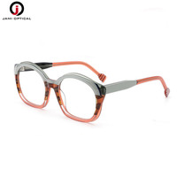 Monture de lunettes en acétate coloré, monture optique classique tendance de qualité supérieure, lunettes carrées souples unisexes, OEM ODM