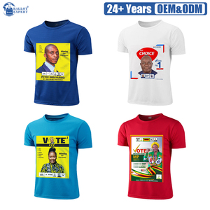 Election Campaign T Shirt Custom Printed Cotton Clothing Event Branding Promotion