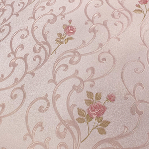3D carta <span class=keywords><strong>da</strong></span> parati di piante e fiori rosa <span class=keywords><strong>per</strong></span> soggiorno camerino salone di bellezza TV <span class=keywords><strong>sfondo</strong></span> carta <span class=keywords><strong>da</strong></span> parati <span class=keywords><strong>da</strong></span> parete - Product Image 2