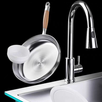 Évier de cuisine moderne en acier inoxydable SUS304 à cuve unique, avec cascade et pluie, ensemble multifonctionnel pour projets d'appartements