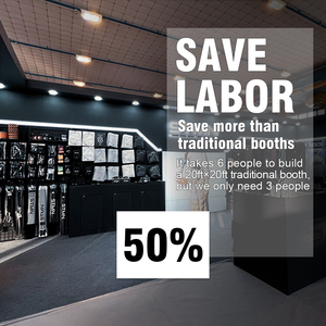 Stand Modular <span class=keywords><strong>de</strong></span> 30 Minutos <span class=keywords><strong>de</strong></span> Montaje, Reutilizable, 20x20, Stand <span class=keywords><strong>de</strong></span> Exhibición Personalizado, Stand <span class=keywords><strong>de</strong></span> Construcción para Ferias Comerciales, Stand para Eventos - Product Image 5