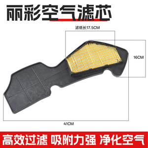 Filtro de aire para motocicleta Euro 2 Yuncai QS100T Licai QS125T-2, forma irregular, transmisión manual - Product Image 5